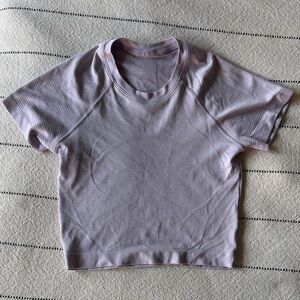 Lululemon Swiftly Tech 2.0 Cropped Short Sleeve Tee Size 2